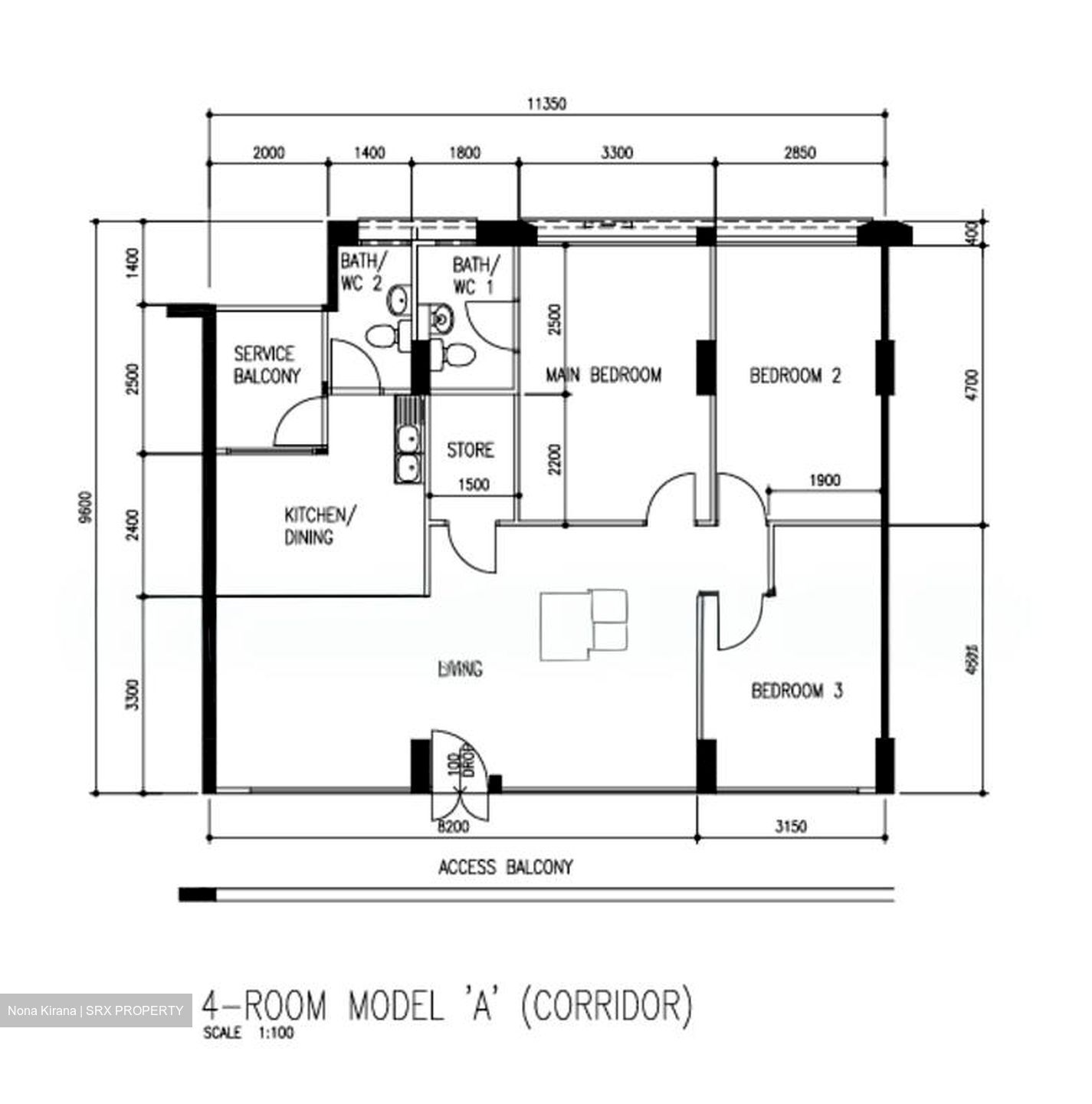 Blk 351 Tampines Street 33 (Tampines), HDB 4 Rooms #547150681